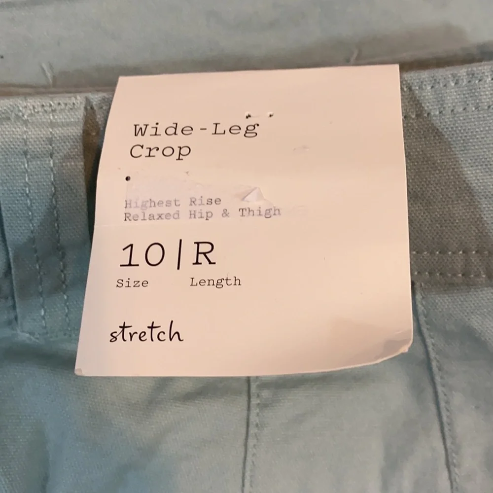 Wide Leg Crop Stretch Pant - Picture 3 of 5